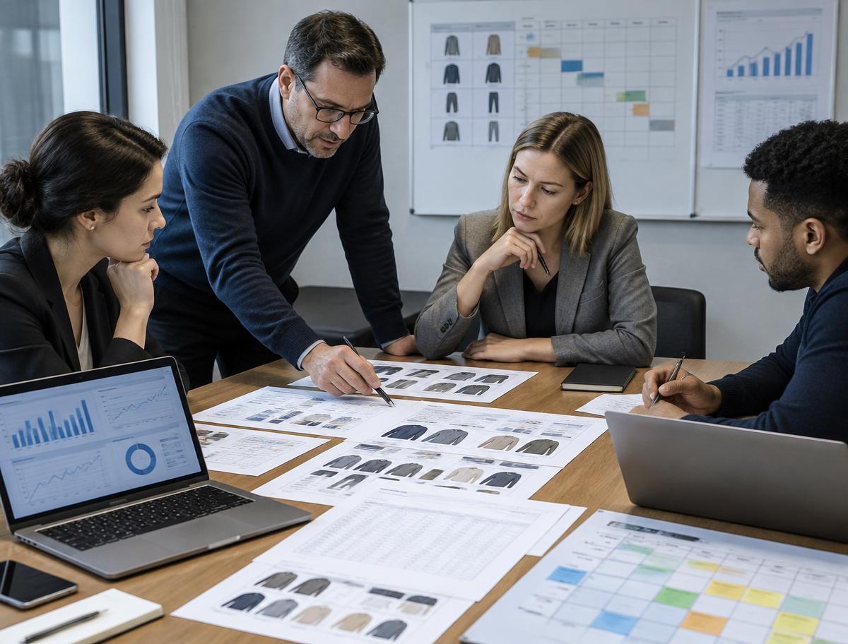 Equipo coordinando la gestión integral de un ecommerce